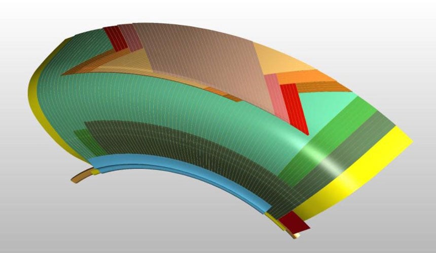 Esquema de la estructura de la carcasa del neumático Maxi Traction