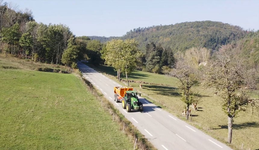 El transporte por carretera con carga es abrasivo para los neumáticos