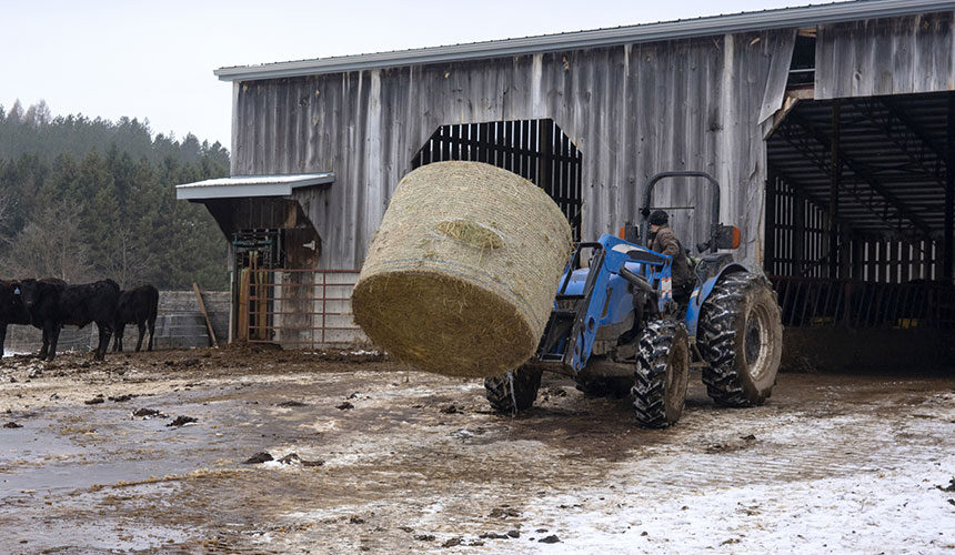Las maniobras en las instalaciones de la granja tienen un fuerte impacto en los neumáticos