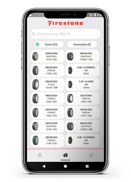 App de Firestone para controlar la presión